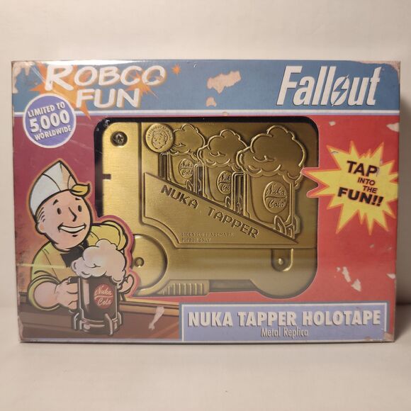 Réplique Holotape Fallout - Nuka Tapper Édition Limitée - Métal - Produit Collector Bethesda